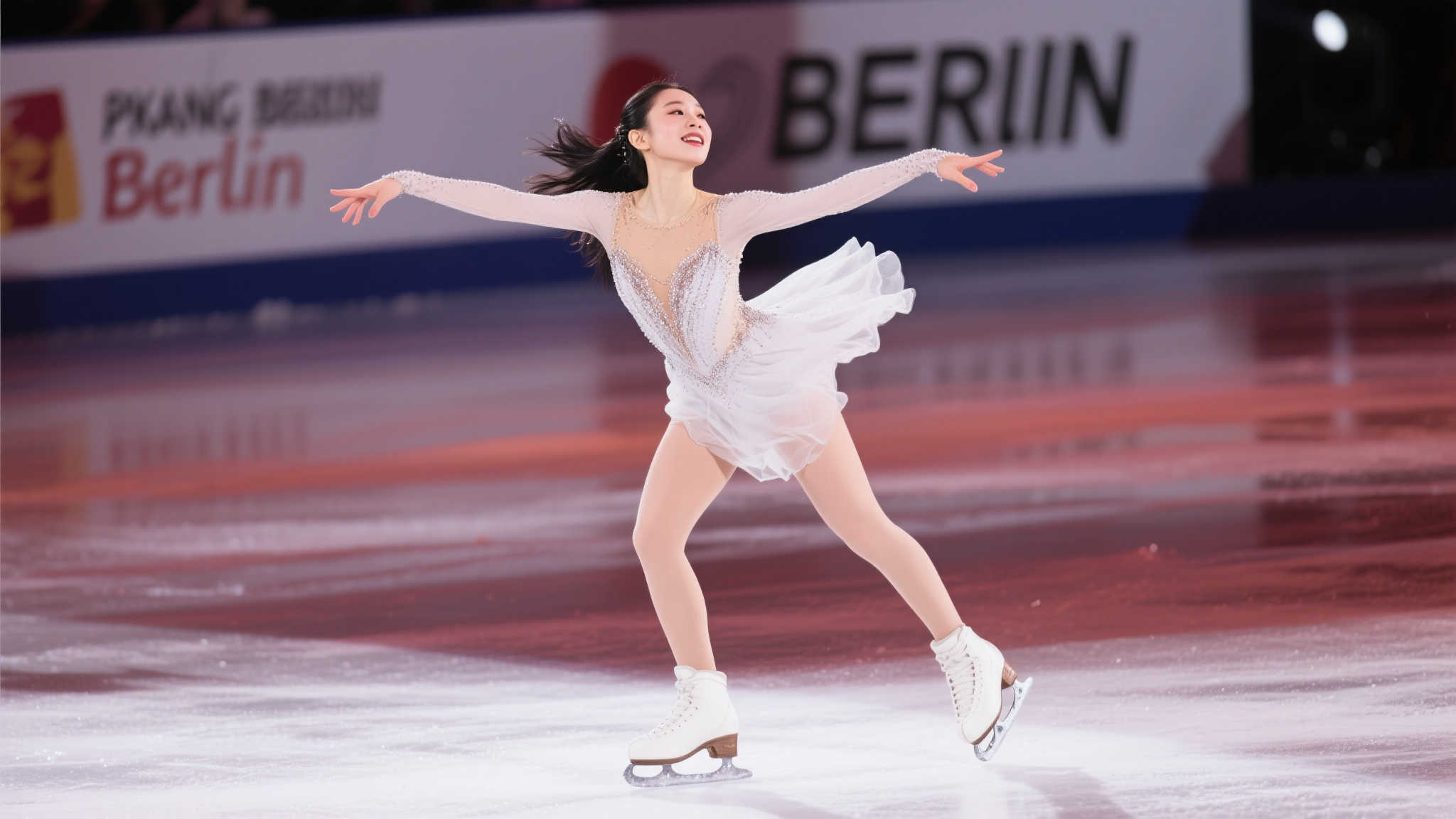 张柏芝年轻时的花样滑冰表演令人惊叹 张柏芝年轻时的花样滑冰表演令人惊叹